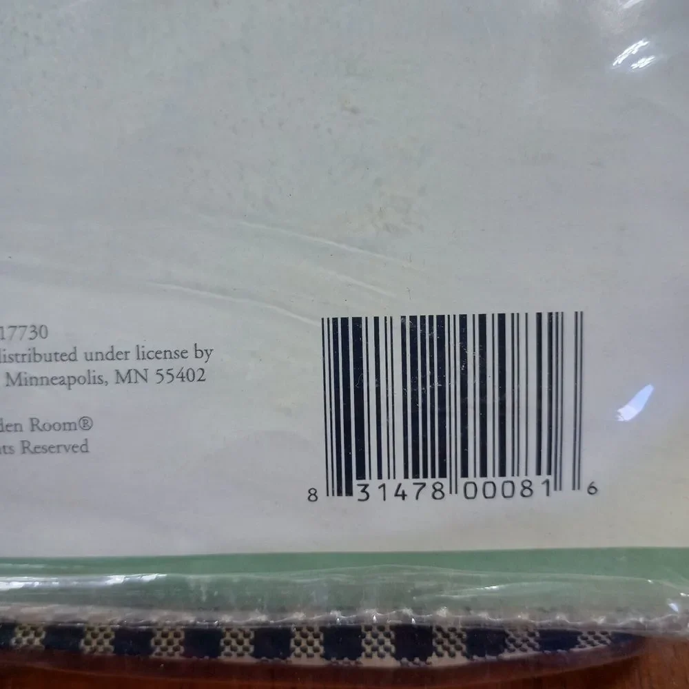 Waverly Garden Room Harbor Square Fabric Tuck Valance 72 x 18 100% Cotton Sateen